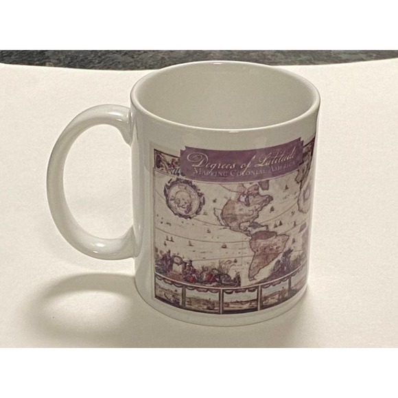 Degrees Of Latitude Mapping Colonial America Coffee Mug - Picture 2 of 8